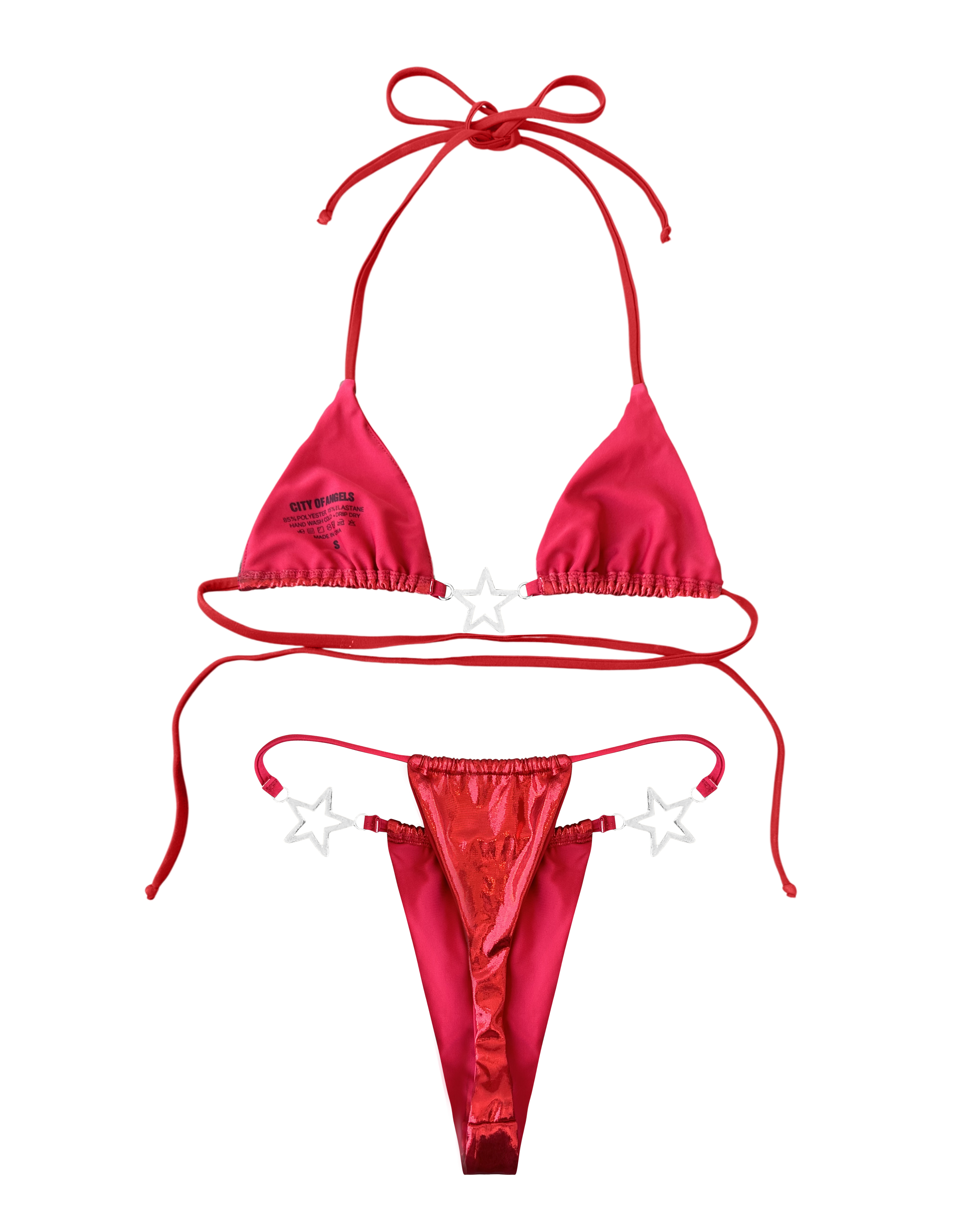 Charmed Bikini Top Red (XS-XL)