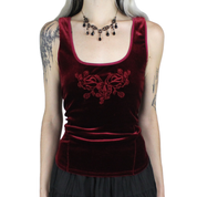 90s Red Velvet Tank (M)