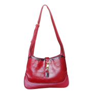 Ruby Red Snake Print Mini-Tote Bag