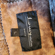 Corset Stitch Tan Coat (L)
