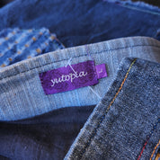 Paisley Patchwork Mini Skirt by Yutopia (L)