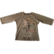 Military Girl Manga Graphic Top (S)