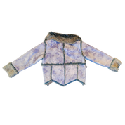 Gray/Blue Acid Wash Jacket (M)