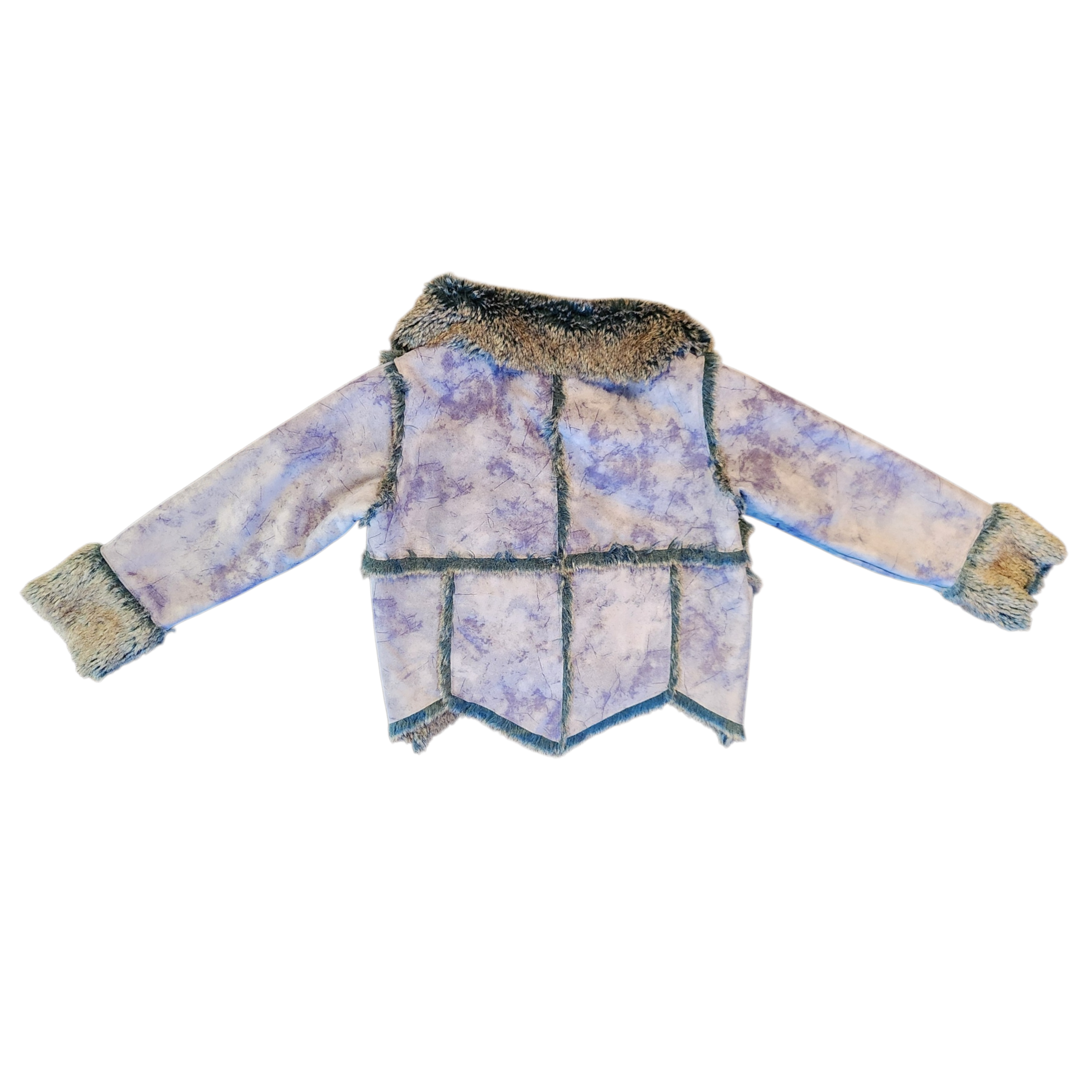 Gray/Blue Acid Wash Jacket (M)