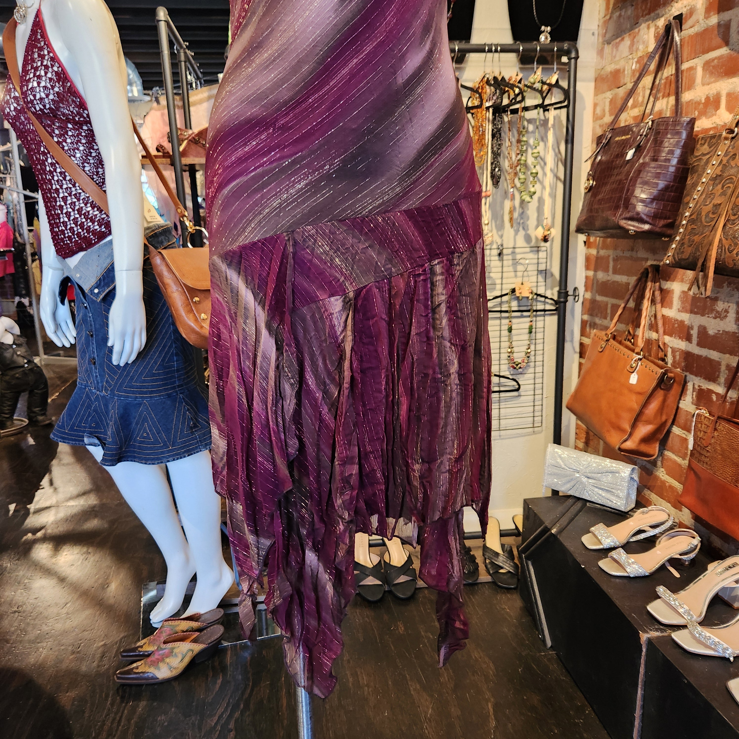 Gradient Plum Fairy Dress (M)