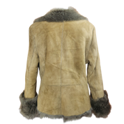 Sage Fur-lined Coat (L/XL)