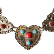 Silver Western Statenent Necklace