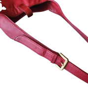 Ruby Red Snake Print Mini-Tote Bag