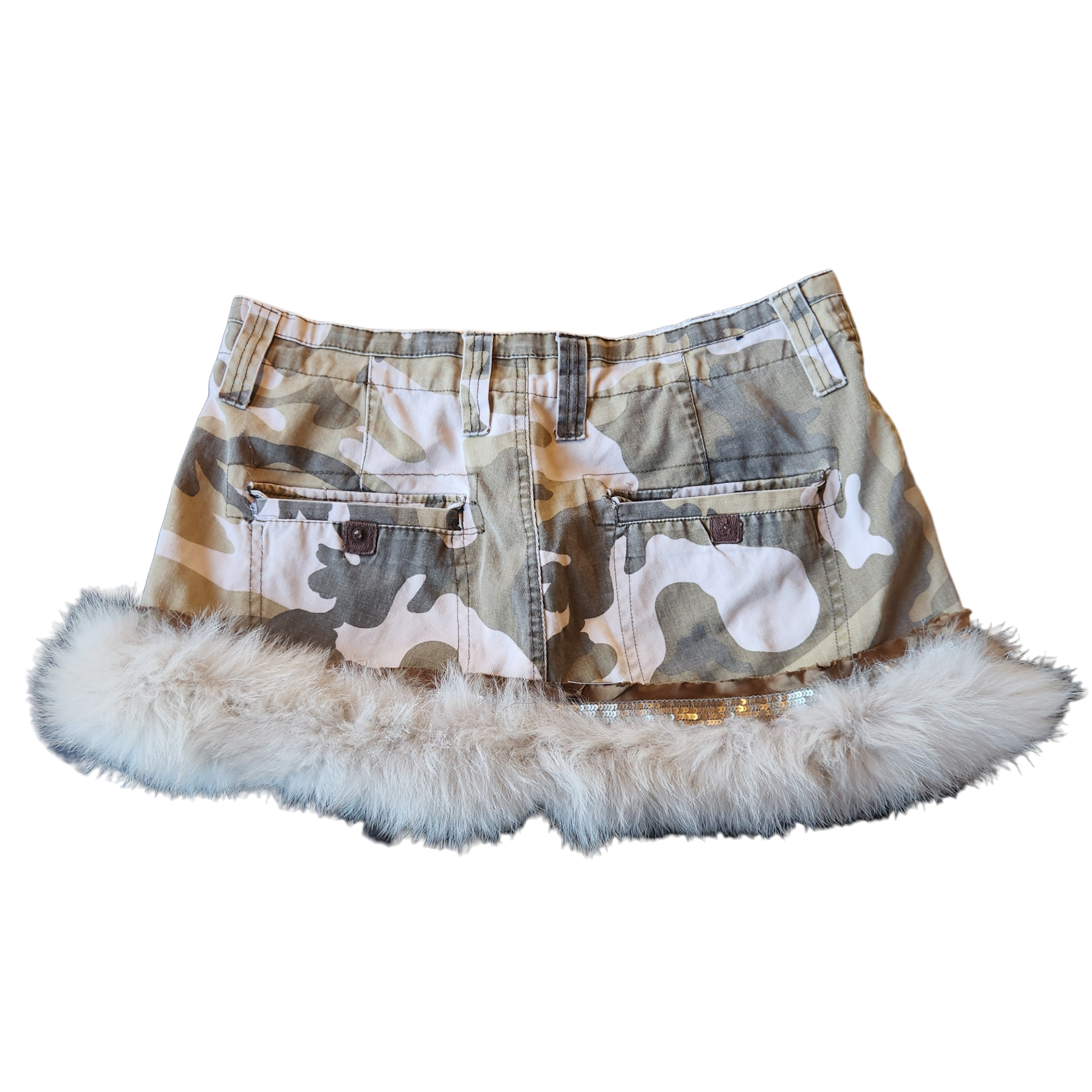 Pretty-N-Pink Camo Mini Skirt (XL)