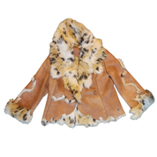 Scalloped Cheetah Jacket (M/L)