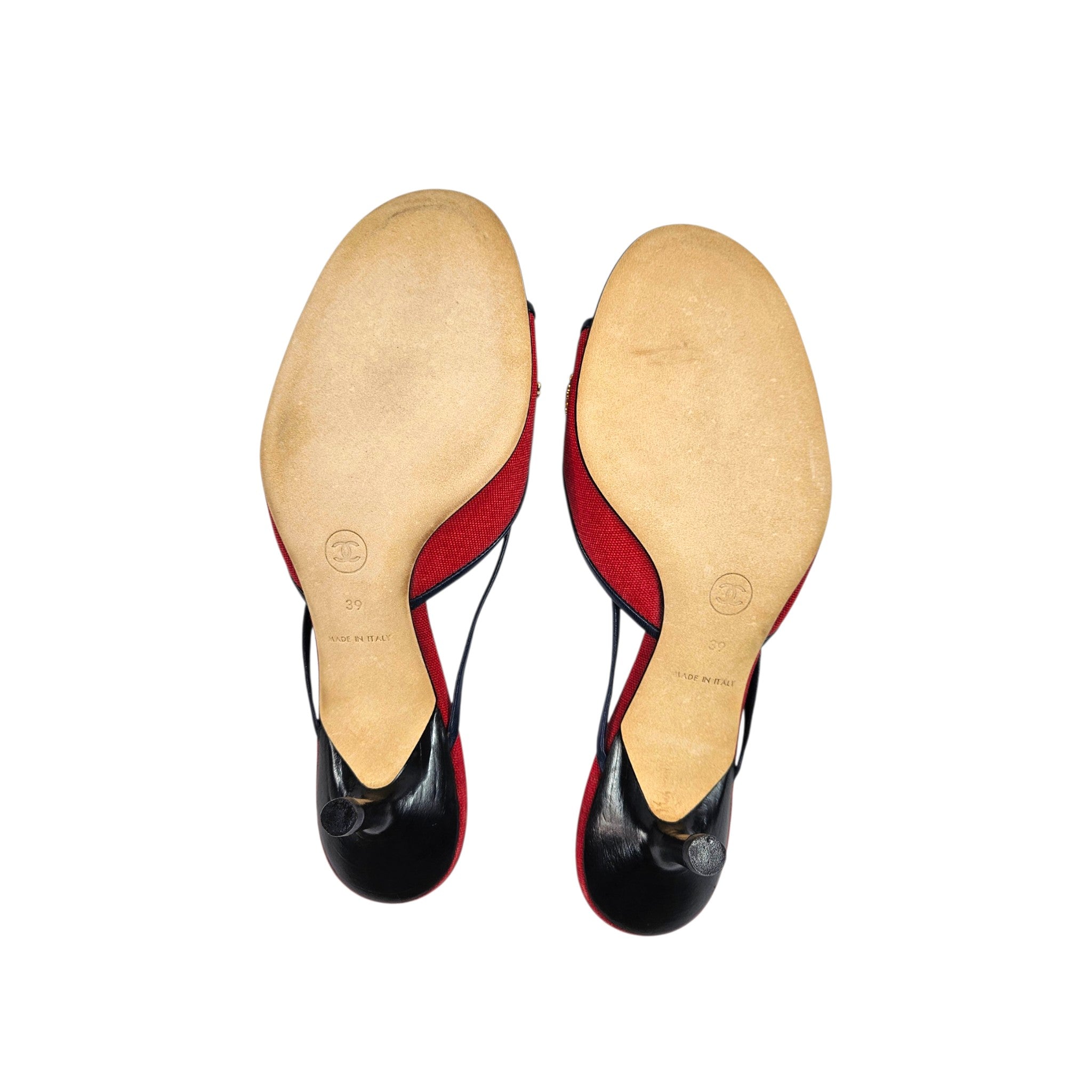 Vintage Chanel Clover Kitten Heels - (8)