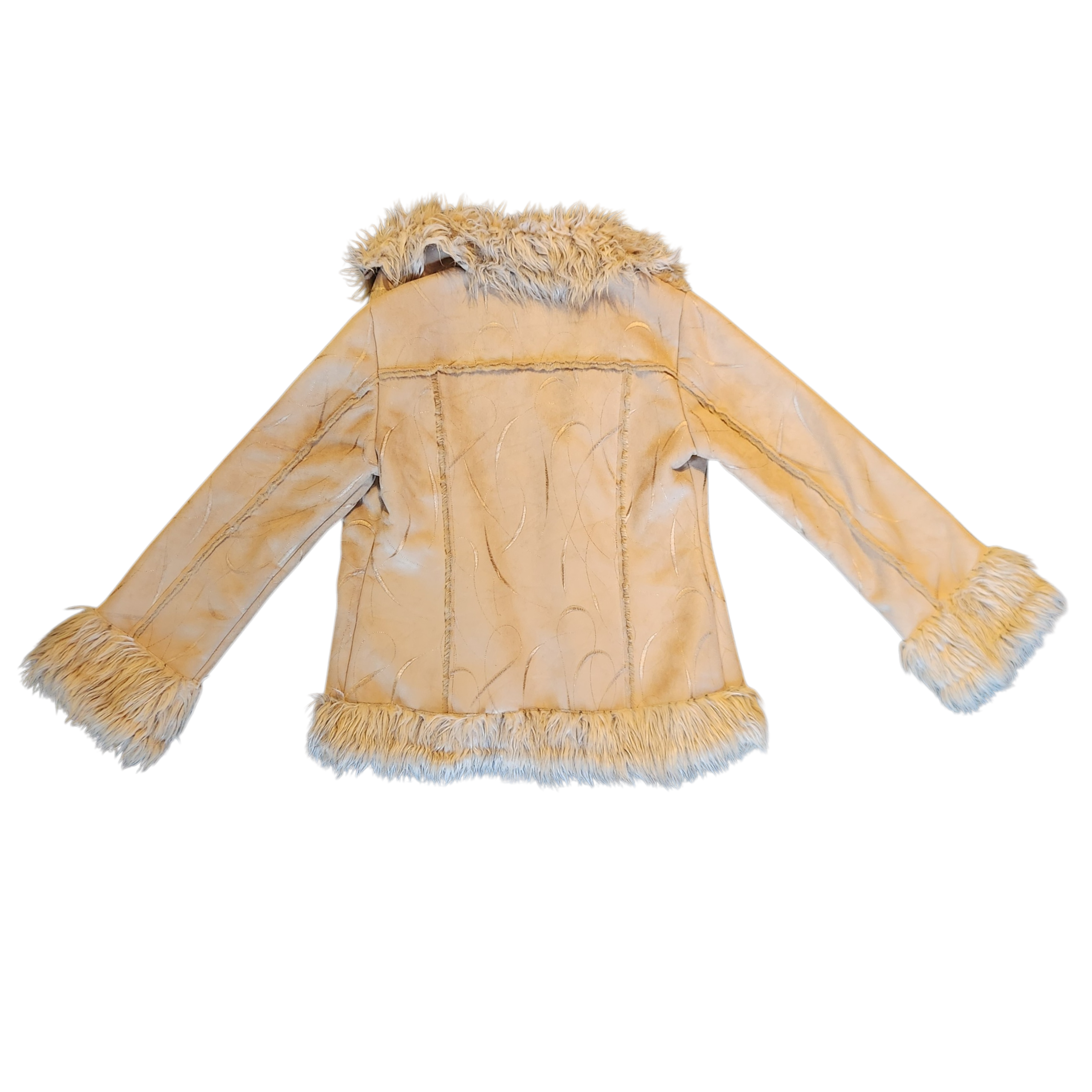 Suede Embroidered Penny Lane Jacket (M)