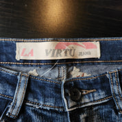 Bedazzled Butterfly Dark Wash Jeans (S)