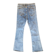 Floral Sequin Flare Jeans (M/L)