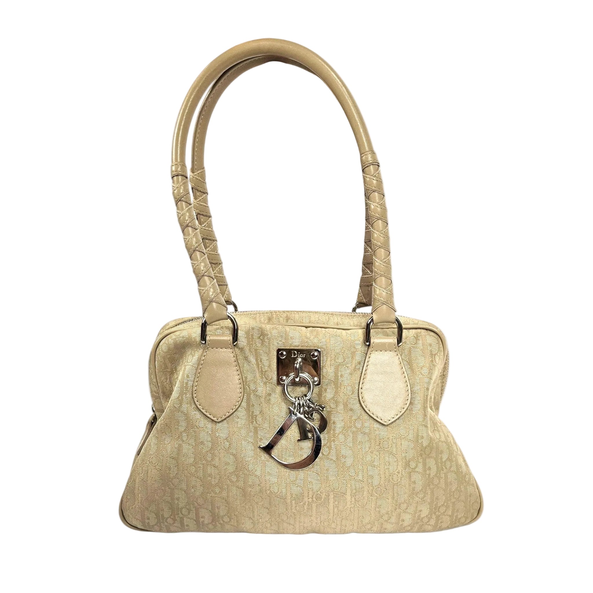 Vintage Dior Trotter Shoulder Bag