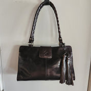 Patricia Nash leather shoulder handbag