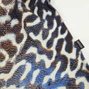 Y2k Just Cavalli Top Abstract Leopard Print 3/4 Sleeves (m)