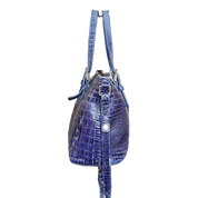 Midnight Blue Alligator Bag by Brahmin
