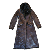 Black Embroidered Duster (M)
