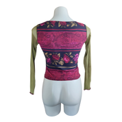 Floral Mesh Top (S)