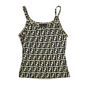 Vintage Fendi Zucca Monogram Cami Top Semi-Sheer (XS/S)