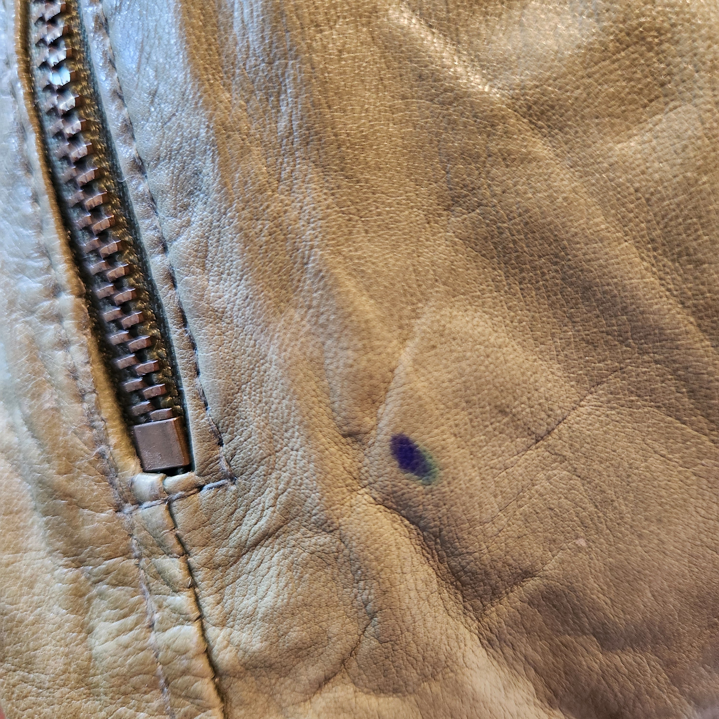 Moss Green Moto Jacket (M)