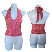 Paisley Disco Halter Top (M)