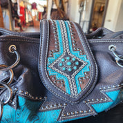 Turquoise Montana West Bag