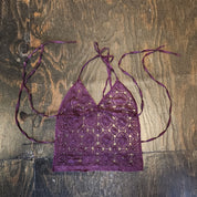 Lace Crochet Beaded Top (M)