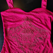 Hot Pink Beaded Top (XS)