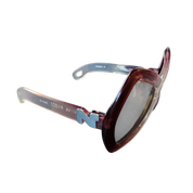 Nina Ricci 1970s oversized butterfly sunglasses