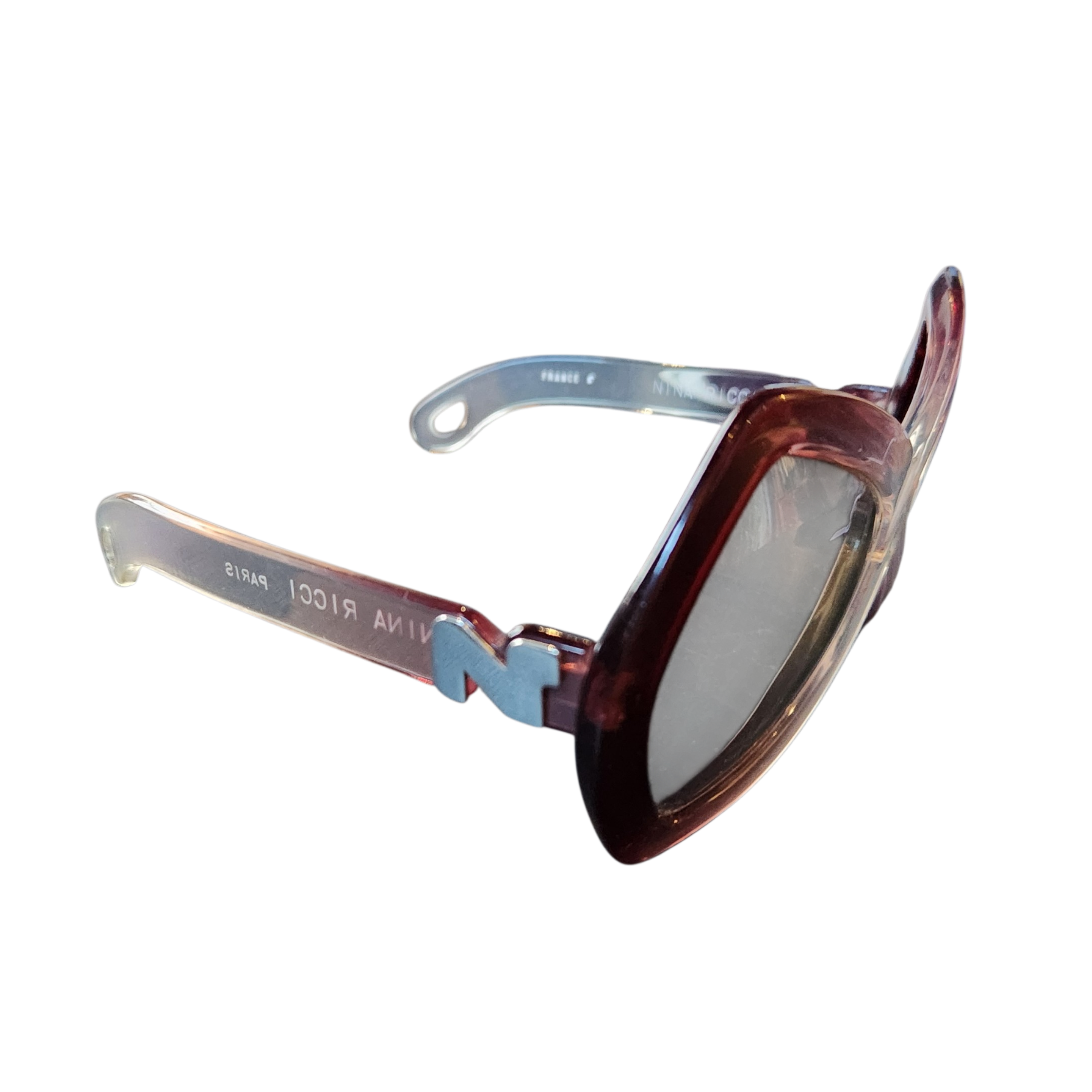 Nina Ricci 1970s oversized butterfly sunglasses
