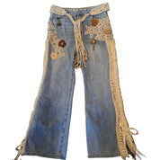 Whimsical Web Jeans (L)