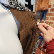 Leopard Fur Lined Jacket (S/M)