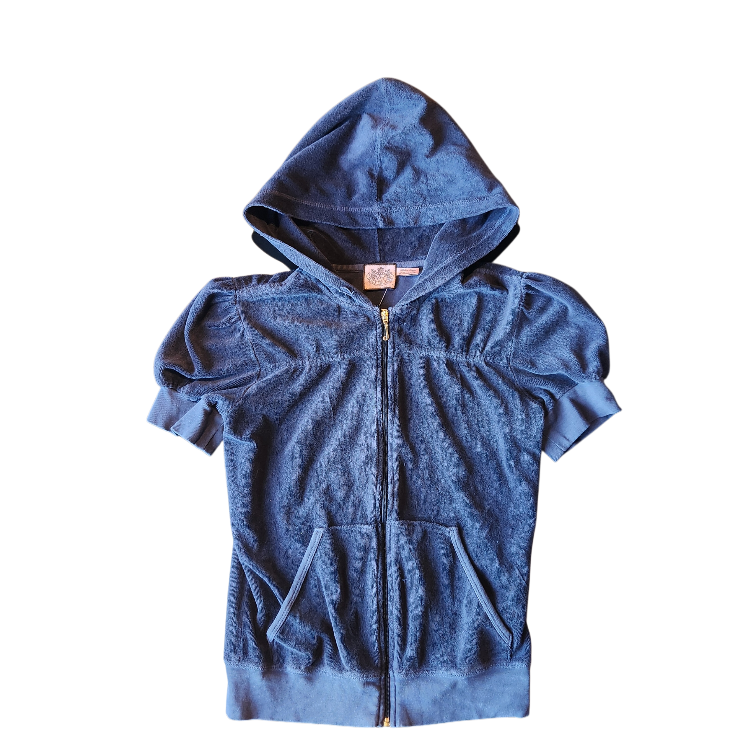 Juicy Couture Royal Blue Shortsleeve Hoodie ( M)