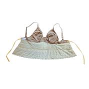 Whimsical Floral Sequin Tank (M)