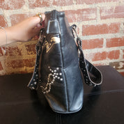 Black Studded Bag