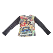 Vintage Car Graphic Top (S)