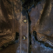 Black Embroidered Duster (M)