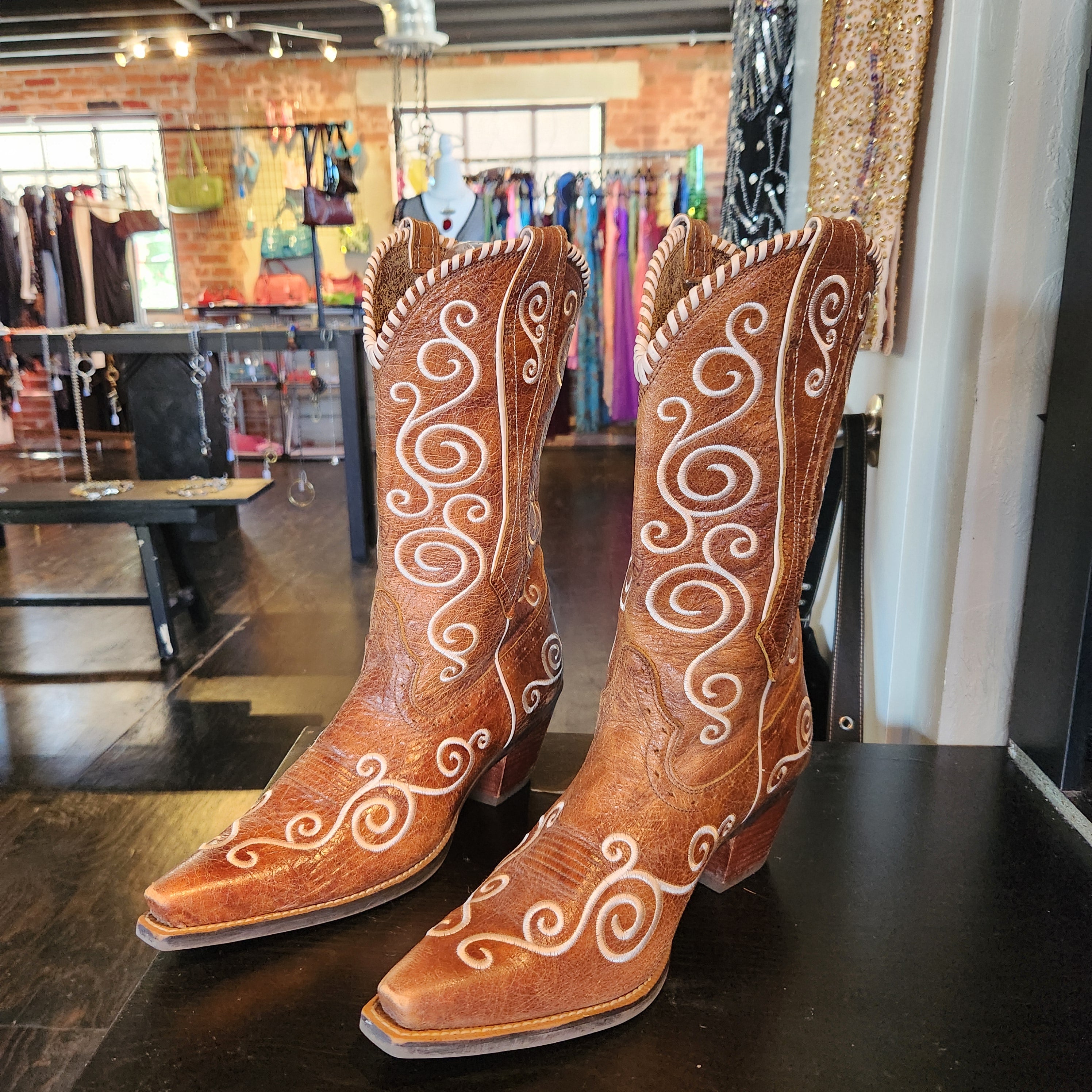 Leather Western Boots (10)