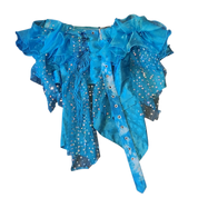 Custom Blue Flower Two-piece Set (xs/s)