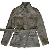 Miss Sixty Military Green Trench Jacket (M)