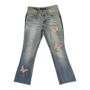 Embroidered Butterfly Jeans (M)