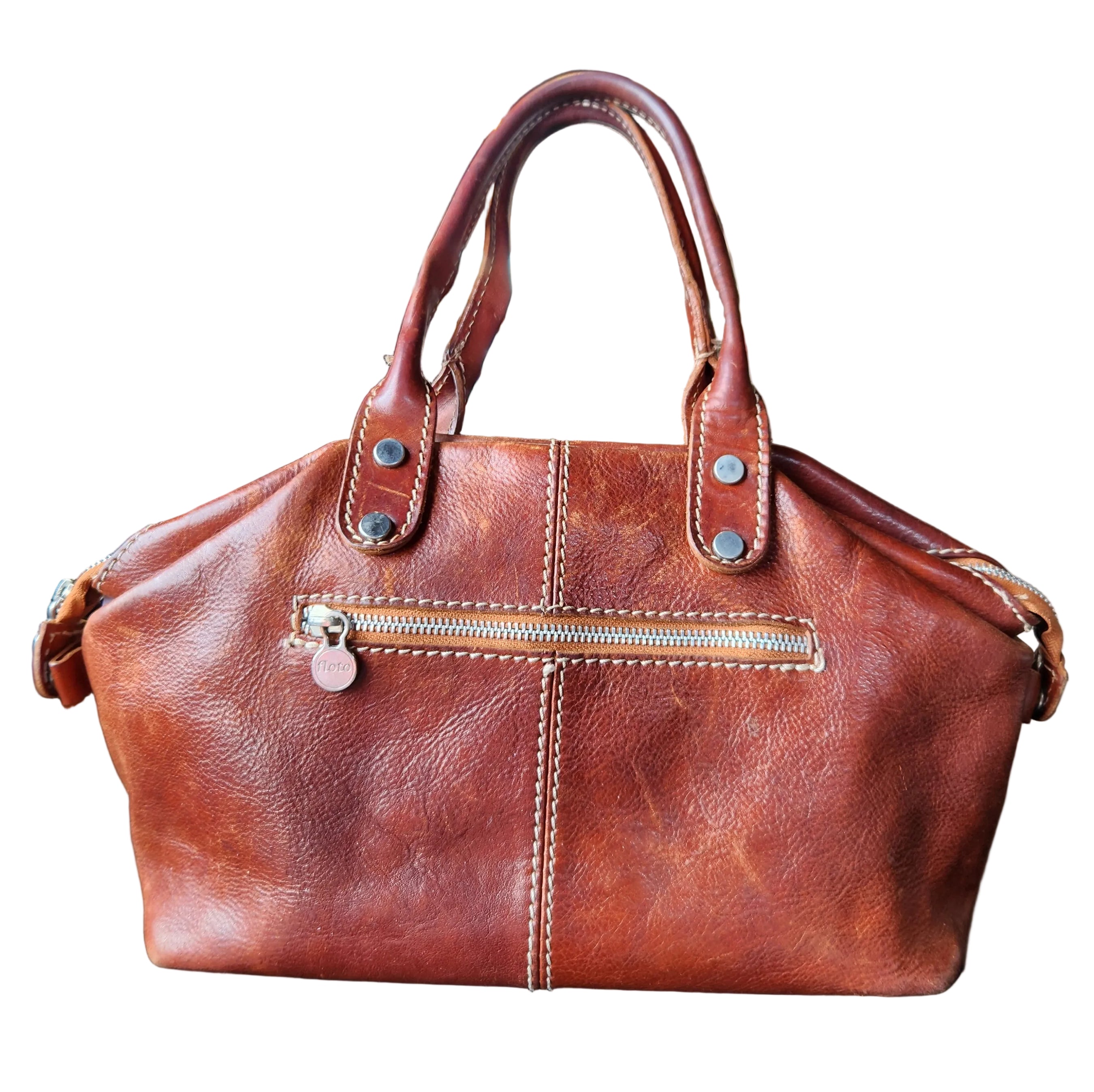 Vintage Italian Leather Shoulder Bag
