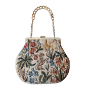 Vintage Needlepoint Purse