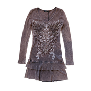 Vocal Bedazzled Mini Dress (S)