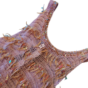 Crochet Sequin Boho Tank Top (S-M)