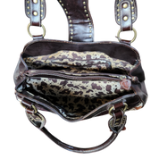 Leather Bling Western Bag