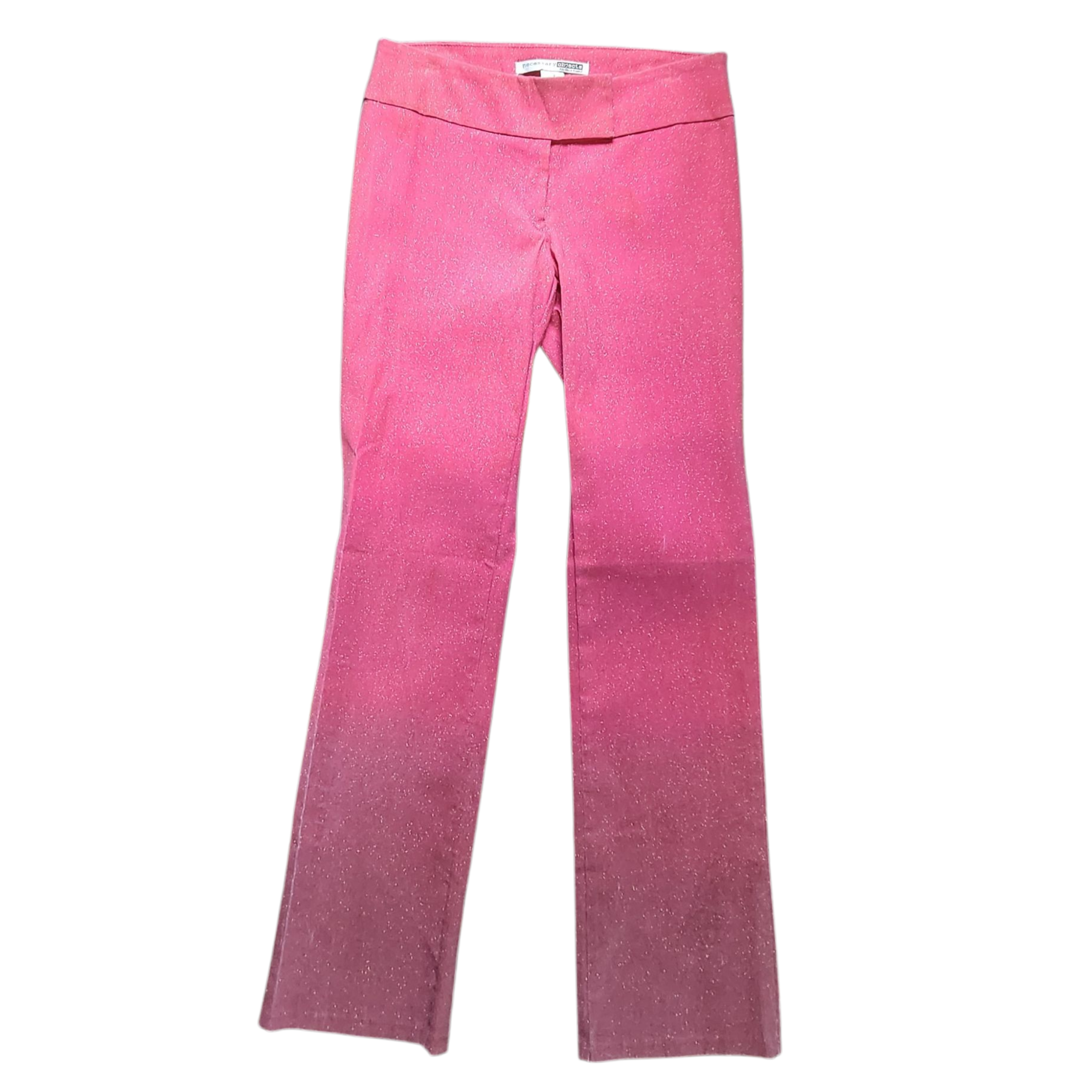 Hot Pink Ombre Sparkly Trousers (S)