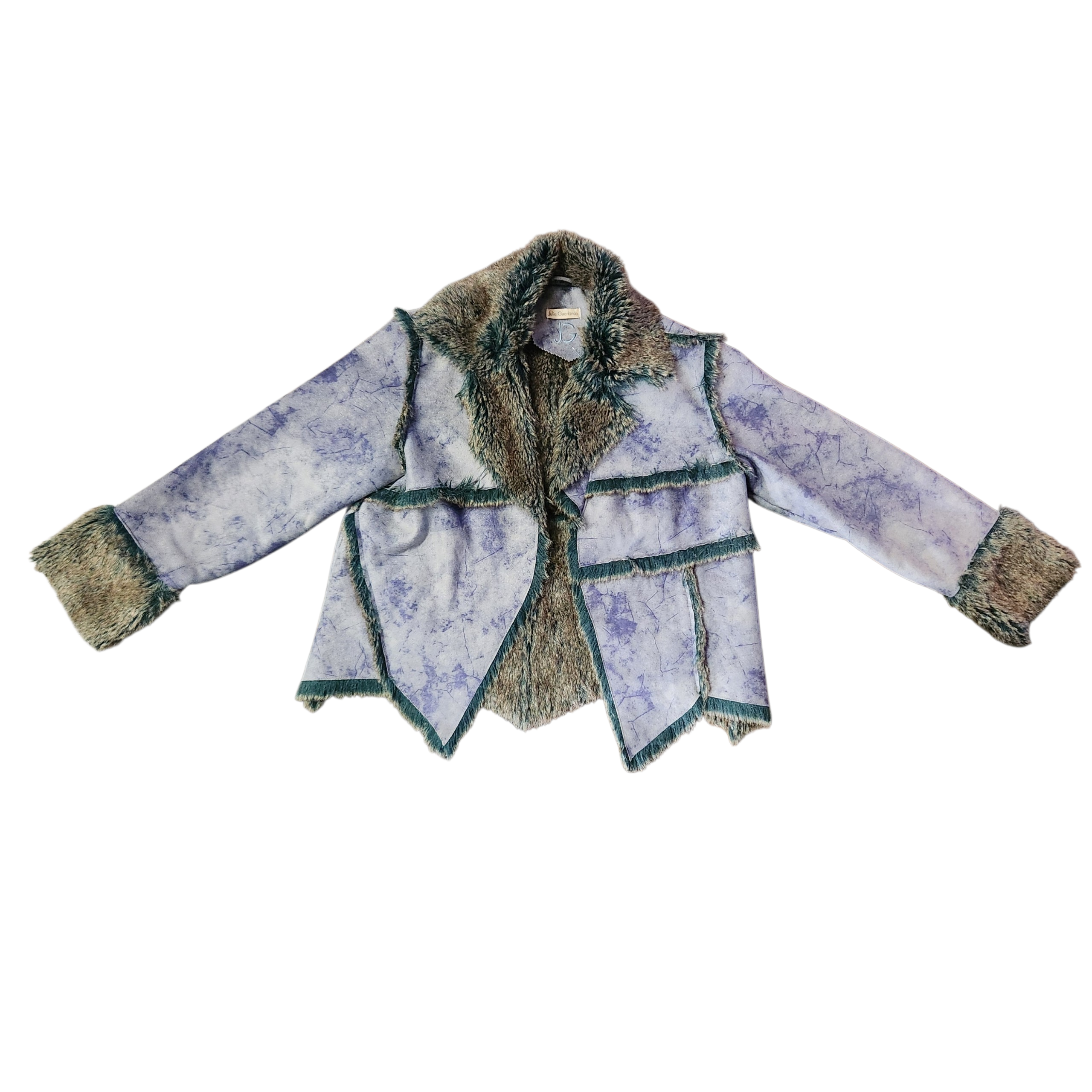 Gray/Blue Acid Wash Jacket (M)
